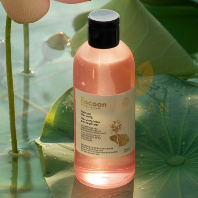 Nước sen Hậu Giang (toner) giúp phục hồi cho da rất nhạy cảm Cocoon 310ml