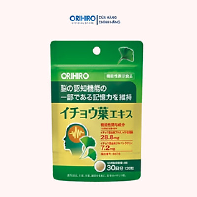 Viên uống bổ não Orihiro Ginkgo Biloba 120 viên