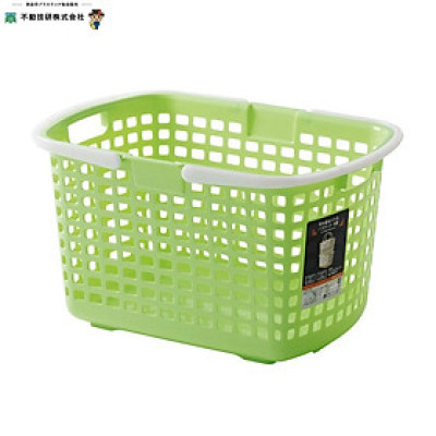 Giỏ nhựa Sanada Seiko dáng lùn đựng quần áo có 02 quai xách tay - Nội địa Nhật Bản