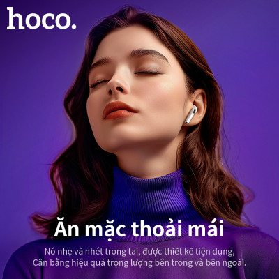 Tai nghe Bluetooth V5.4 Ho.co EW72 Chống ồn, Âm thanh sống động, màn hình LED hiển thị cảm ứng đa chức năng - Hàng chính hãng