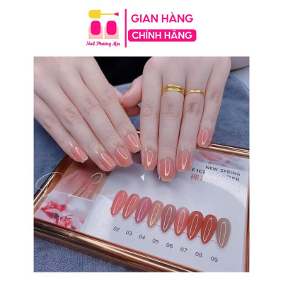 Set Sơn Gel Thạch 9 Màu Very Good Nail Siêu Xinh Làm Nail 15ml/Chai, Bền Màu Bóng Đẹp, Dễ Sử Dụng Tại Nhà An Toàn