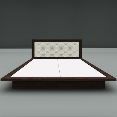 Giường ngủ cao cấp Tundo màu nâu 160cm x 200cm