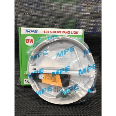 Đèn Ốp Nổi, Đèn LED Panel ốp trần 18W tròn/vuông - Thương hiệu MPE