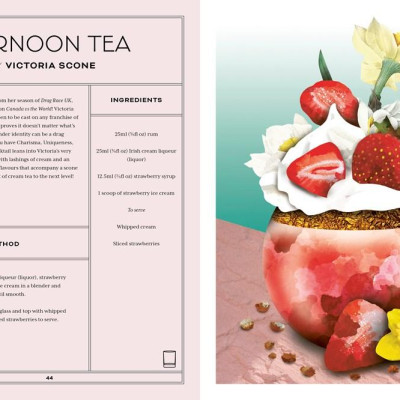 Sách - Dragtails - Fierce Cocktails Inspired by Drag Royalty by Greg Bailey (UK edition, Hardcover)