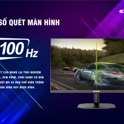 Màn hình máy tính gaming E-Dra EGM24F100P 24 inch FullHD 100hz - Hàng chính hãng