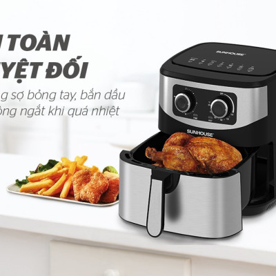 Nồi chiên không dầu 9L Sunhouse SHD4035 - Hàng Chính Hãng (chỉ giao HN và một số khu vực)