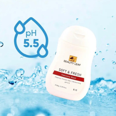 Dung Dịch Vệ Sinh Golden Health Soft & Fresh Feminine Wash Beauty Leaf 150g (PH 5.5), Giúp Ngăn Ngừa Và Hỗ Trợ Giảm Các Bệnh Phụ Khoa, Để Chị Em Phụ Nữ Luôn Thơm Tho Tự Tin Suốt Ngày Dài - PHỤNG BEAUTY