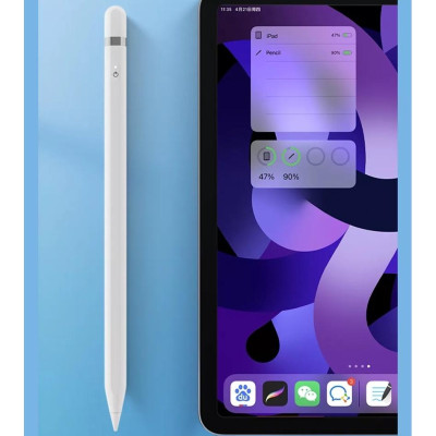 Bút cảm ứng chống tì tay Wiwu Pencil Pro IV Cho iPad Gen 10 2022 / Pro 11 “ , 12.9 inch / M1 /M2 , Air 4 / 5 , hiện thị pin - Hàng chính hãng