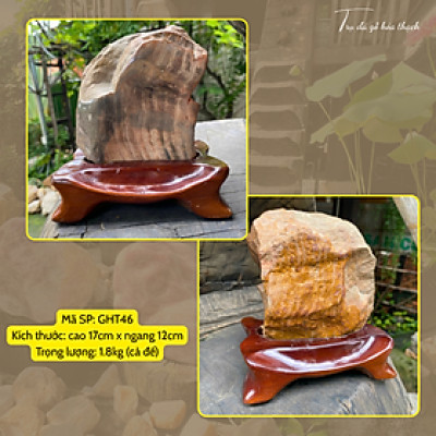 Trụ đá gỗ hóa thạch thiên nhiên độc bản NHASAN biểu tượng bền vững và quyền năng cổ xưa