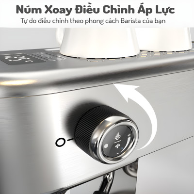 Máy Pha Cà Phê Espresso HiBREW H10B Bán Tự Động Thương Hiệu Mỹ Pha Cappuccino, Lattem 1350W, 20 bar - Bảo Hành 12 Tháng, Hàng Chính Hãng