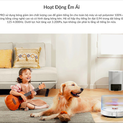 Robot hút bụi Lydsto R1 PRO thông minh có định vị bằng hệ thống cảm biến LDS - Hàng chính hãng