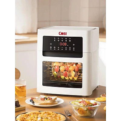 Nồi chiên không dầu MNM15L-B/W dung tích lớn 15L với 10 chế độ tự động, hàng chính hãng COBI Home