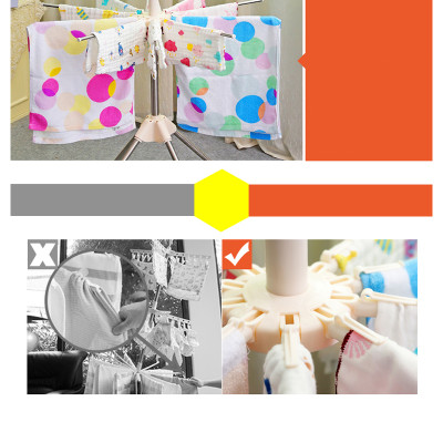 Giá, cây phơi quần áo quay 3 lớp Pier