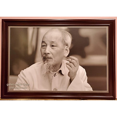 Ảnh gốc đen trắng Chủ Tịch Hồ Chí Minh kính yêu