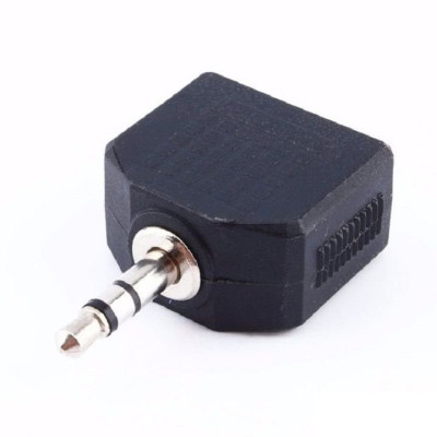 Đầu chia Jack tai nghe, loa chuẩn 3.5 từ 1 ra 2 - Đầu chia âm thanh 1 ra 2 - Hàng chính hãng