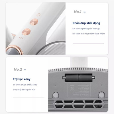 Günter & Hauer Máy hút Bụi Diệt Rận Rệp Cầm tay Thiết Bị Diệt Khuẩn Tia Hồng Ngoại LED Hiển Thị X20 - Hàng chính hãng