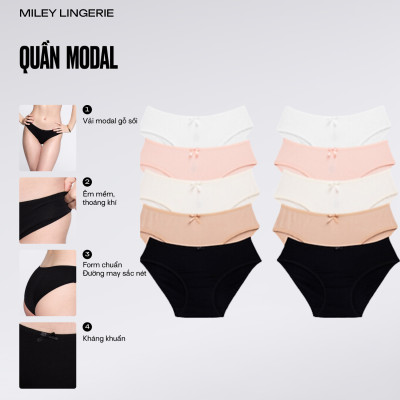 Combo 10 Quần Lót Nữ Modal Miley Lingerie (Màu ngẫu nhiên)