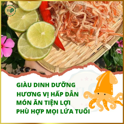 MỰC SỢI HẤP NƯỚC DỪA TÂN LỘC PHÁT BỊCH 100G