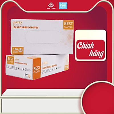 Găng tay y tế có bột Best Gloves (Găng tay thăm khám) hộp 100 chiếc