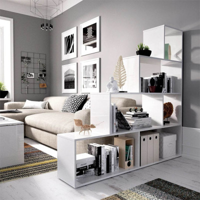 Giá sách bằng gỗ chất lượng cao cho gia đình SMLIFE Bonytai