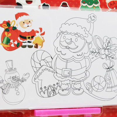 Bộ Tranh Tô Màu Chủ Đề Giáng Sinh - Wanlongda JQ330