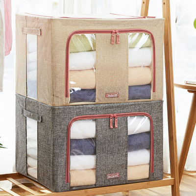 [HÀNG XUẤT KHẨU] Túi Đựng Chăn Mền Quần Áo Xuất Hàn Quốc 66L, 100L Khung Sắt Cao Cấp - Chính Hãng dododios