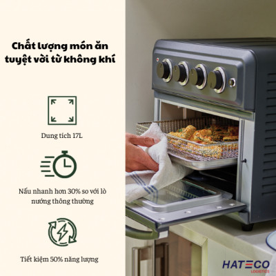 [Hàng chính hãng] Lò nướng đa năng có chức năng chiên không dầu Cuisinart TOA60U 17L
