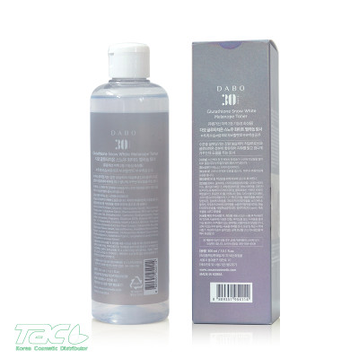 DABO Nước hoa hồng dưỡng da Glutathione cấp ẩm sâu, làm sáng làm dịu da - DABO Glutathione Snow White Melanope Toner 300ml 