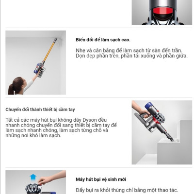 Máy hút bụi Dyson V8 Absolute Hàng chính hãng