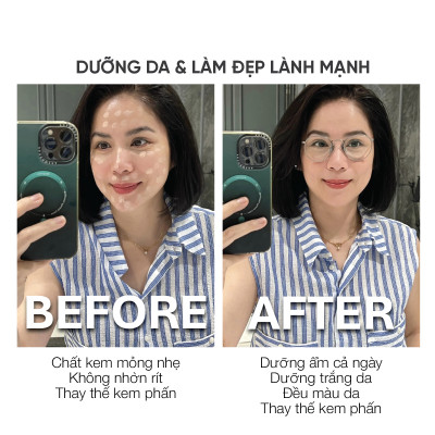Kem dưỡng ngày trắng da, làm sáng da,làm mờ dấu hiệu lão hóa da Lá House Herbal White DD Cream SPF 60PA+++ 10ml/30ml
