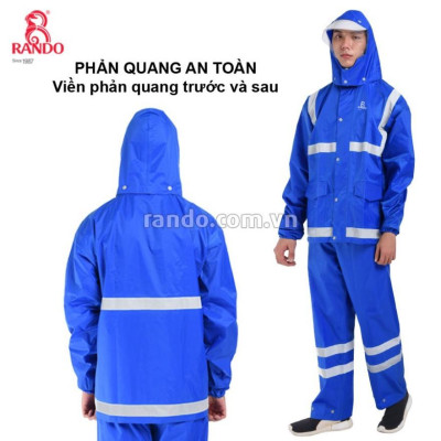 BỘ QUẦN ÁO MƯA RANDO Chính Hãng Vải Dù Cao Cấp, B-LEXTI Phản Quang Dành Cho Đi Phượt, Không Thấm Nước