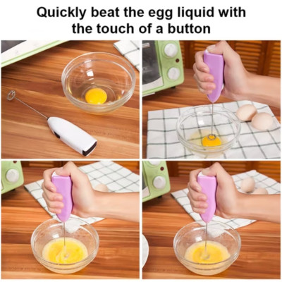 MÁY ĐÁNH TRỨNG TẠO BỌT CÀ PHÊ MINI PIN HÀNG CHUẨN 