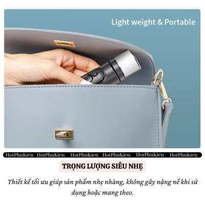 Gậy chụp ảnh selfie 3 chân hiệu HOTCASE WIWU Sharp Film remote bluetooth Xoay 360 độ có đèn flash tích hợp tripod, gập gọn, pin sạc type C, đèn trợ sáng Phụ Kiện - Hàng nhập khẩu