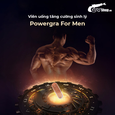 Viên uống phục hồi và tăng cường sức khỏe sinh lý nam giới Powergra (Super Gold Magic) - Hộp 10 viên