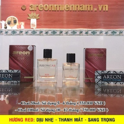 Nước Hoa Xe Hơi Hương Red (Dịu Nhẹ - 50ml - Dạng Xịt)