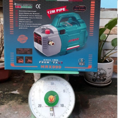 Máy rửa xe áp lực cao JETMAN MRX 999 - Công suất 3000W NẶNG 12KG - ITALY Technology