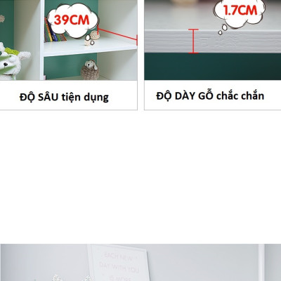 Kệ sách / để đồ chơi trẻ em cao cấp