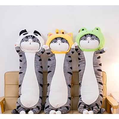 Thú nhồi bông mèo hoàng thượng cosplay form dài - Size từ 65cm đến 110cm- Quà tặng gấu bông mèo nhồi bông dễ thương - Gối ôm mềm mịn cho bé.
