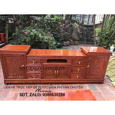 kệ  ti vi gỗ xoan đào