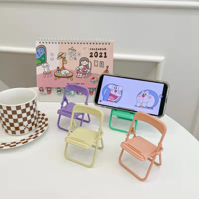 Giá Đỡ Điện Thoại Hình Ghế Xếp Gọn Dễ Thương Mẫu Mới Nhỏ Gọn Tiện Dụng Đẹp Mắt, Thích Hợp Trang Trí Nhà Cửa Văn Phòng Hàng Nhập Khẩu