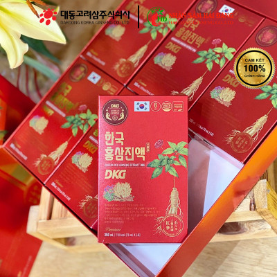 Nước hồng sâm đông trùng hạ thảo DKG hộp 30 gói chính hãng Hàn Quốc