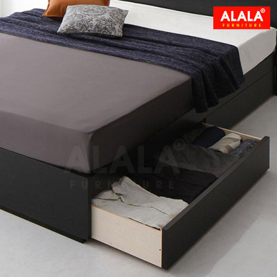 Giường ngủ ALALA05 + 2 hộc kéo/ Miễn phí vận chuyển và lắp đặt/ Đổi trả 30 ngày/ Sản phẩm được bảo hành 5 năm từ thương hiệu ALALA/ Chịu lực 700kg