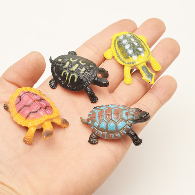 Set 8 đồ chơi rùa giả, Con Rùa Giả Trang Trí Bể Cá Không Độc Hại, Mô hình rùa mini turtle