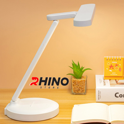 Đèn học LED 3 ánh sáng bảo vệ mắt chống cận cảm ứng Rhino L202, tích điện đa năng làm việc, để bàn học