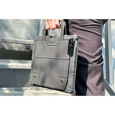 Bao da kèm Bàn Phím cho iPad Pro 11 13 inch M4 2024, ipad Air 6 M2 / Air4 / Air5 / Pro 11 inch M1 - M2 hiệu Nillkin Carry Go Có Đèn Nền Tay Cầm Từ Tính Di Động / Đèn nền 7 Màu / Độ Sáng 4 Mức - Hàng chính hãng