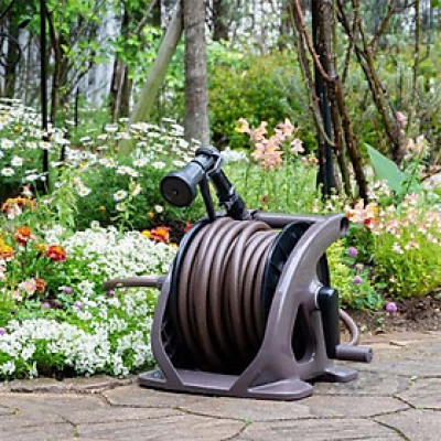 Bộ cuộn ống tưới cây 20m Tough Brown Takagi R220TBR Hàng chính hãng