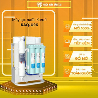 Máy Lọc Nước Để Gầm KAROFI KAQ-U96, 10 Lõi Cao Cấp, Vòi Led Điện Tử, Kết Nối Wifi, Hàng Chính Hãng