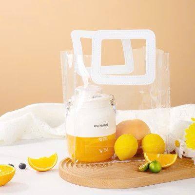 Máy Xay Sinh Tố Cầm Tay Mini Ostmars - Sạc Tích Điện, 10 Lưỡi Dao Đa Năng, Dung Tích 500ml - HÀNG CHÍNH HÃNG MINIIN