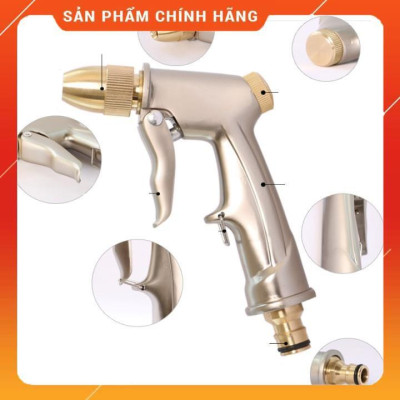 Bộ dây vòi xịt nước rửa xe,tưới cây ,tăng áp 3 lần, loại 7m10m 206701-1 đầu đồng,cút,nối nhựa đ+ túi đựng bút
