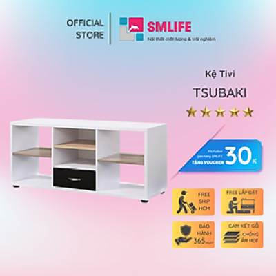 Kệ tivi gia đình mang phong cách hiện đại đẹp SMLIFE Tsubaki